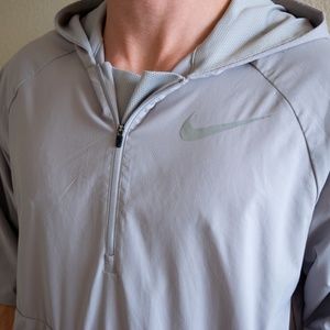 Mens Nike Running Pullover 1/4 Zip Short Sleeve